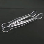 Thumbnail image #1 for Hakka Brothers Corp Clivia P-007 9" Clear Polycarbonate Plastic Serving Tongs
