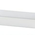 Thumbnail image #1 for Cal-Mil Hudson 26110-610-15 Rectangular Melamine Display Tray, Matte White, Raised Rim, 10.5 x 6.5 x 1.5 in Case of 3