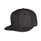 Thumbnail image #1 for Chef Works 191188-BLK-SM Chambray Chef Hat, 6-Panel Low-Profile, Snap-Back Closure, Black