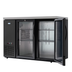 Thumbnail image #7 for KoolMore 48-Inch Two-Section Back Bar Refrigerator with 2 Glass Swing Doors, 7.4 Cu. Ft., Black