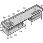 Thumbnail image #1 for Eagle Group E31 Undershelf Rear Up-Turn, 1-1/2" High