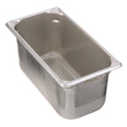 Thumbnail image #1 for AllPoints Foodservice Parts & Supplies 78323 Stainless Steel Solid Steam Table Pan, 1/3 Size, 6" Deep, 6.1 qt Capacity