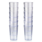 Thumbnail image #2 for New Star Foodservice Inc. 46564 5 oz Clear Pebbled SAN Plastic Tumbler, Stackable Case of 6 Dozen