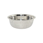 Thumbnail image #1 for CAC China SCD5-L9 Chinese Colander, 9 qt, Large Holes, Round, No Handles, Stainless Steel Case of 24