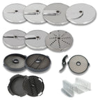 Thumbnail image #3 for Sammic 1010474 Commercial Vegetable Processor 10-Disc Accessory Package with Slicing, Julienne, Shredding, Dicing Discs and Potato Masher Kit