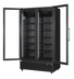 Thumbnail image #7 for KoolMore 2-Section Black Glass Door Merchandiser Refrigerator, Bottom-Mount Self-Contained