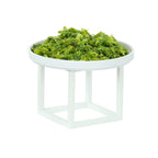 Thumbnail image #1 for Cal-Mil 23201-8-15 Square Metal Buffet Riser, White, 8"W x 8"D x 8"H