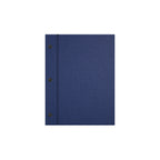 Thumbnail image #1 for Risch CMBFF-LINEN 5.5X8.5 Linen Menu Board Binder, Hardback, Black Screwposts and Interior, 5-1/2" x 8-1/2" Case of 25