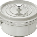 Thumbnail image #2 for Zwilling J.A. Henckels Staub® 1003437 Enameled Cast Iron Cocotte, 2.75 qt, Round, White Truffle, with Cover