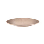 Thumbnail image #1 for Libbey APS Germany - Nero APS 85404 Round Melamine Plate, 10-1/4", Oatmeal, Ribbed Soft-Matte Finish