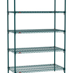Thumbnail image #1 for Metro Super Erecta SA-2160K3-74-S5 Super Adjustable Super Erecta® Starter Wire Shelving Unit, 60"W x 21"D x 74"H, 600 lb. capacity per shelf, 2000