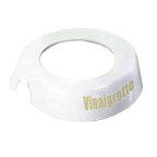 Thumbnail image #1 for TableCraft Products CB9 Dispenser ID Collar, “Vinaigrette,” White Plastic, Fits 48 oz. Dispenser