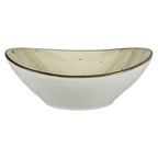 Thumbnail image #1 for International Tableware Rotana RT-11-WH Oval Ceramic Pasta Bowl, 11 oz, Wheat, 6-1/2 x 4-1/2 in Case of 3 Dozen