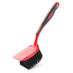 Thumbnail image #1 for Libman Commercial 524 Utility Scrub Brush, 11" with Poly Bristles, Plastic Handle and 2-1/2" Scraper Case of 6
