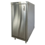 Thumbnail image #1 for Swirl Freeze SFPNSF-SS Enclosed Stainless Steel Dish Cabinet with Hinged Door and Adjustable Legs, 16"W x 30"D x 36"H