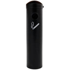 Thumbnail image #1 for Chef Master 90221 Wall-Mounted Steel Smoking Receptacle, Matte Black, Self-Extinguishing, Weather Resistant Case of 2