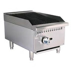 Thumbnail image #2 for Black Diamond 16-Inch Countertop Gas Charbroiler, Radiant Heat, Natural Gas, 1 Burner