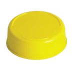 Thumbnail image #1 for TableCraft Products Invertatop 53FCAPY Yellow HDPE End Cap for 53 mm Squeeze Bottles Case of 54