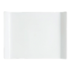Thumbnail image #1 for G.E.T. San Michele ML-212-W . . White Rectangular Melamine Platter, 11" x 8" Case of 6