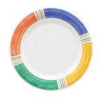 Thumbnail image #1 for G.E.T. Diamond Barcelona WP-7-BA Melamine Plate, 7-1/2 in Round, Wide Rim Dozen Case of 4 Dozen