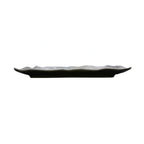 Thumbnail image #2 for G.E.T. Basalt - EGS D61215RC-CO . . Rectangular Melamine Plate, Black, 15-3/8" x 6-1/2" x 1-1/4" Case of 6