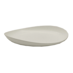 Thumbnail image #1 for G.E.T. Osslo OP-1580-AW Oval Melamine Platter, 15 x 8 x 3/4 in, White Case of 6