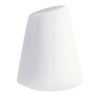 Thumbnail image #1 for G.E.T. Corona, Elegance PA1101929912 Porcelain Pepper Shaker, 2-1/2 oz., 3-1/2"H, Bright White, Rolled Edge 1 Dozen