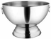 Thumbnail image #4 for Winco Stainless Steel 3-1/2 Gallon Tapered Punch Bowl with Ring Handles and Footed Base