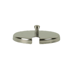 Thumbnail image #1 for Thunder Group SLCJ007C Notched Stainless Steel Condiment Jar Lid for 7 oz. Jar Case of 144