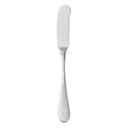 Thumbnail image #1 for Reserve by Libbey - Tessellate 949 053 Butter Spreader, 7-1/8", 18/10 Stainless Steel, Hammered Texture, Mirror Finish