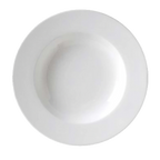 Thumbnail image #1 for Vertex China Rubicon RB-3-LW 9 oz Round China Soup Plate/Bowl, 8-7/8" Diameter, Wide Rim Case of 2 Dozen