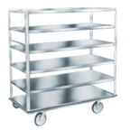Thumbnail image #1 for Winholt Equipment BNQT-4 Queen Mary Banquet Cart, Aluminum, 4-Pan Capacity, 28" x 60" x 66"