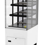 Thumbnail image #1 for Fri-Jado MCC 24-3 H SS SB UF Heated Countertop Food Display, 3 Flat Metal Shelves, Thermostatic Controls, 23-5/8"W