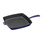 Thumbnail image #2 for Zwilling J.A. Henckels Staub® 1003328 Square Enameled Cast Iron Grill Pan, 12", Induction-Ready, Dark Blue