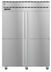 Thumbnail image #5 for Hoshizaki Steelheart Two-Section Pass-Thru Reach-In Refrigerator with Half-Height Solid Doors, 52.5 Cu. Ft.