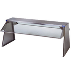 Thumbnail image #1 for Duke Manufacturing 637-1SN Single-Sided Stainless Steel Buffet Shelf with Breath Guards, No Lights, 44-3/8"W x 10"D x 18"H