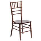 Thumbnail image #1 for Flash Furniture Hercules XS-FRUIT-GG Stackable Chiavari Chair, Ladder Back, Acacia Wood, Fruitwood, Indoor/Outdoor