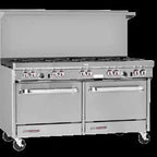 Thumbnail image #5 for Southbend (Middleby) S-Series S60DD 60-Inch Gas Restaurant Range with 10 Open Burners, 2 Standard Ovens, Backriser with Hi-Shelf