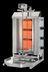 Thumbnail image #5 for Trento Potis Natural Gas Doner Kebab Vertical Broiler with 3 Infrared Burners, 88.18 lb Capacity
