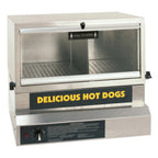 Thumbnail image #1 for Gold Medal Products 8151 Side-by-Side Hot Dog Steamer & Bun Warmer, Adjustable Steam Baffles, Separate Water Pan & Cooking Chamber