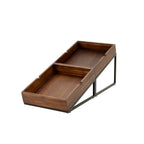 Thumbnail image #2 for Steelite International Creations Buffet 7363MW341 Rectangular Angled Metal Buffet Riser, Black, 13.875 x 11.5 x 8.5 in