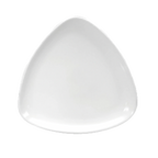 Thumbnail image #1 for 1880 Hospitality Buffalo White Ware by Oneida® F9000000157T Porcelain Triangular Plate, 11-1/4", Coupe Rim, Rolled Edge 1 Dozen