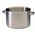 Thumbnail image #1 for Matfer Bourgeat Excellence 690040 36 qt Stainless Steel Sauce Pot, Induction-Ready, Without Lid
