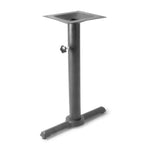 Thumbnail image #1 for JustChair Manufacturing TBZ0522-28-UMB Dining-Height Table Base with Umbrella Hole, 3" Steel Column, 22" x 5" Base, Zinc-Coated Cast Iron