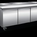 Thumbnail image #6 for Serv-Ware 93-Inch 12-Pan Pizza Prep Table Refrigerator