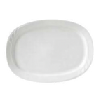 Thumbnail image #1 for Vertex China Sausalito SAU-14-M China Platter, 14" x 9-7/8", Oblong, Sculpted Lines, Mango 1 Dozen
