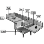 Thumbnail image #1 for Eagle Group E45 Drainboard-Installed Trough, Up to 30"L