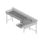 Thumbnail image #1 for Eagle Group DTRA-24 PVC Free-Wheel Roller, 24 in L x 2 in Diameter, for 14/304 Dishtable