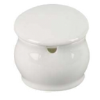 Thumbnail image #1 for Vertex China Rubicon RB-LB China Spice Box with Lid, 3 oz, Round Case of 6 Dozen
