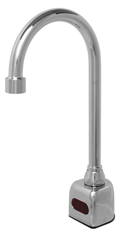 Product image #5 for Fisher 76058 Single-Hole Deck-Mount Touchless Sensor Mixing Faucet with Gooseneck Spout, Chrome-Plated Brass